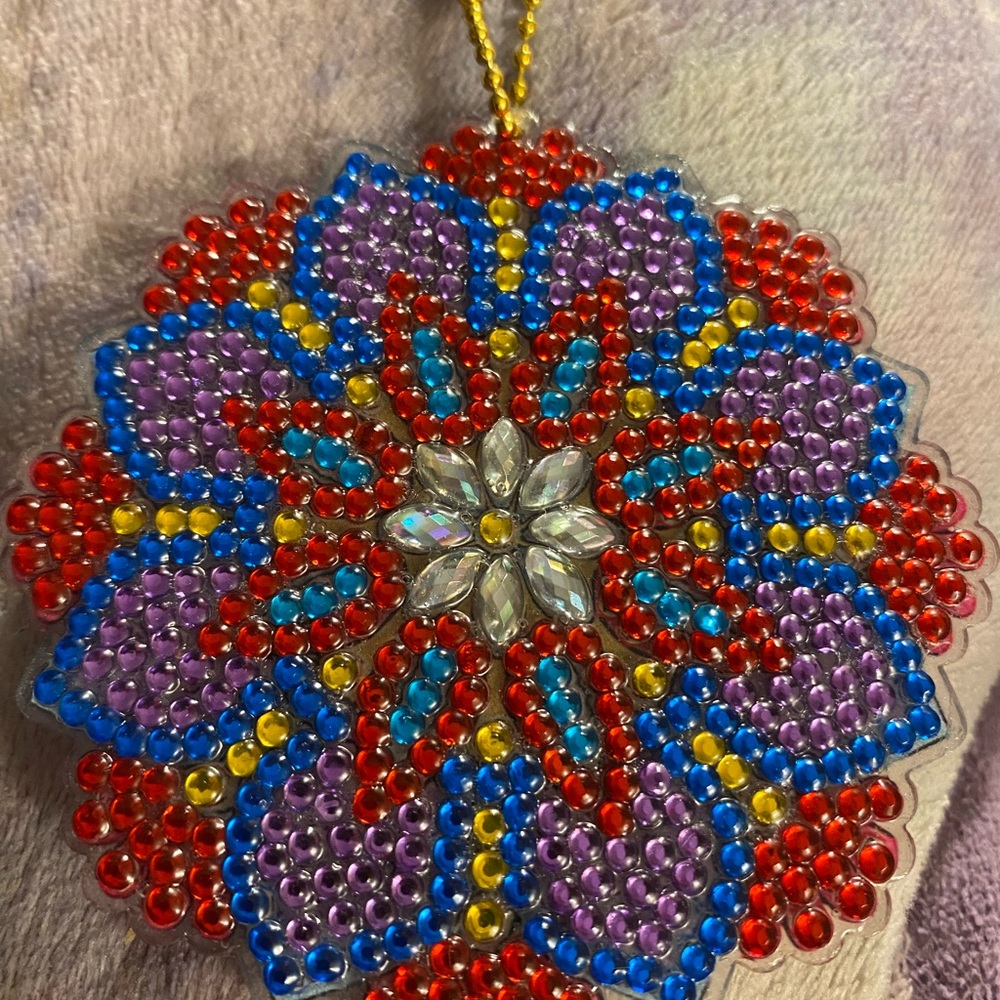 Handcrafted diamond art keychain/ ornament